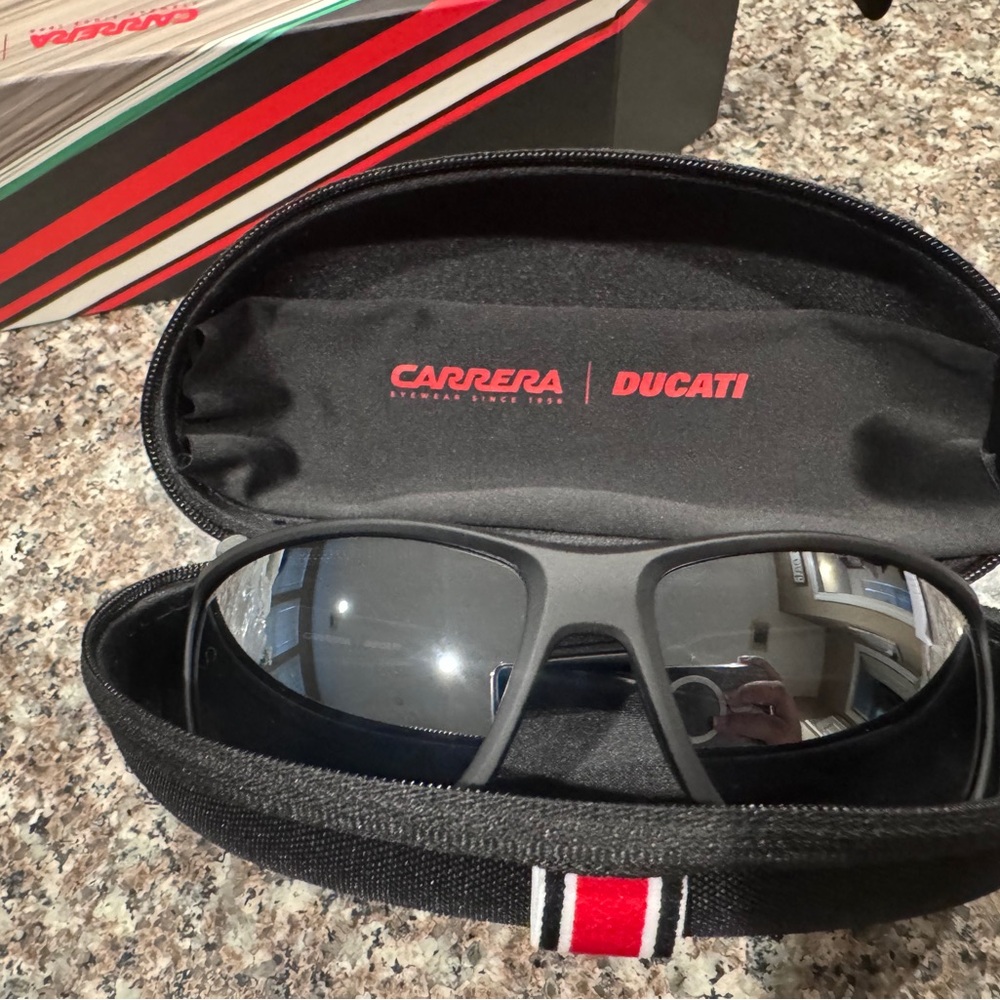 Carrera Ducati Black Sunglasses